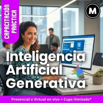 Cómo usar IA Generativa para mejorar la productividad empresarial; Curso de Inteligencia Artificial Gemini para crear contenido; Capacitación en automatización de tareas con IA y prompts efectivos; Entrenamiento para aprender y comprender con la IA de Google; Métodos para resumir documentos extensos con IA Generativa; Desarrollar competencias digitales avanzadas con herramientas de IA; Taller para fomentar la innovación y resolución creativa de problemas con Gemini; Qué es la ingeniería de prompts y cómo aplicarla en el trabajo