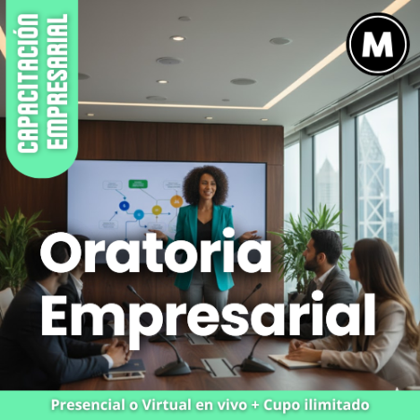 Cómo mejorar la oratoria para vender más; Curso de técnicas para superar el miedo escénico en ventas, Capacitación en comunicación no verbal para presentaciones comerciales; Entrenamiento en storytelling y lenguaje persuasivo para vendedores; Desarrollo de habilidades de escucha activa y empatía con clientes; Cómo estructurar un discurso de ventas efectivo y persuasivo, Taller de oratoria comercial para fortalecer la imagen profesional; Mejores prácticas para la vocalización y dicción en ventas