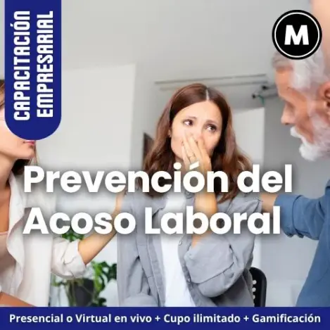 Cómo prevenir el acoso laboral en mi empresa; Curso sobre tipos y consecuencias del acoso laboral; Capacitación para detectar acoso laboral de forma temprana; Entrenamiento en herramientas para denunciar el acoso laboral; Fomentar una cultura de respeto y diversidad en el trabajo; Taller para identificar conductas inapropiadas en el entorno laboral; Importancia de la prevención del acoso laboral en el bienestar de los empleados