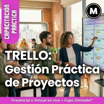Transforma el caos operativo en flujos de trabajo eficientes, visuales y colaborativos. Capacita a tus equipos para dominar la metodología Kanban, automatizar procesos repetitivos y eleva la productividad corporativa.